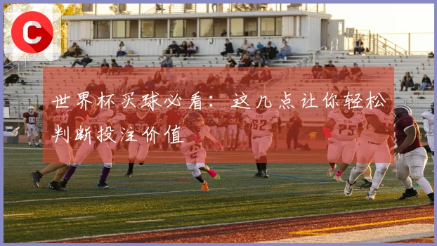 世界杯买球必看：这几点让你轻松判断投注价值
